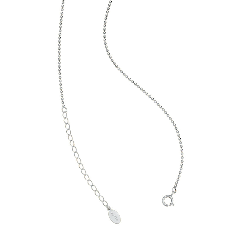 ヌーボ ネックレス：シルバー / NUVO NECKLACE (SILVER)