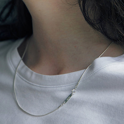 ソワール ネックレス：シルバー / SOIR NECKLACE (SILVER)