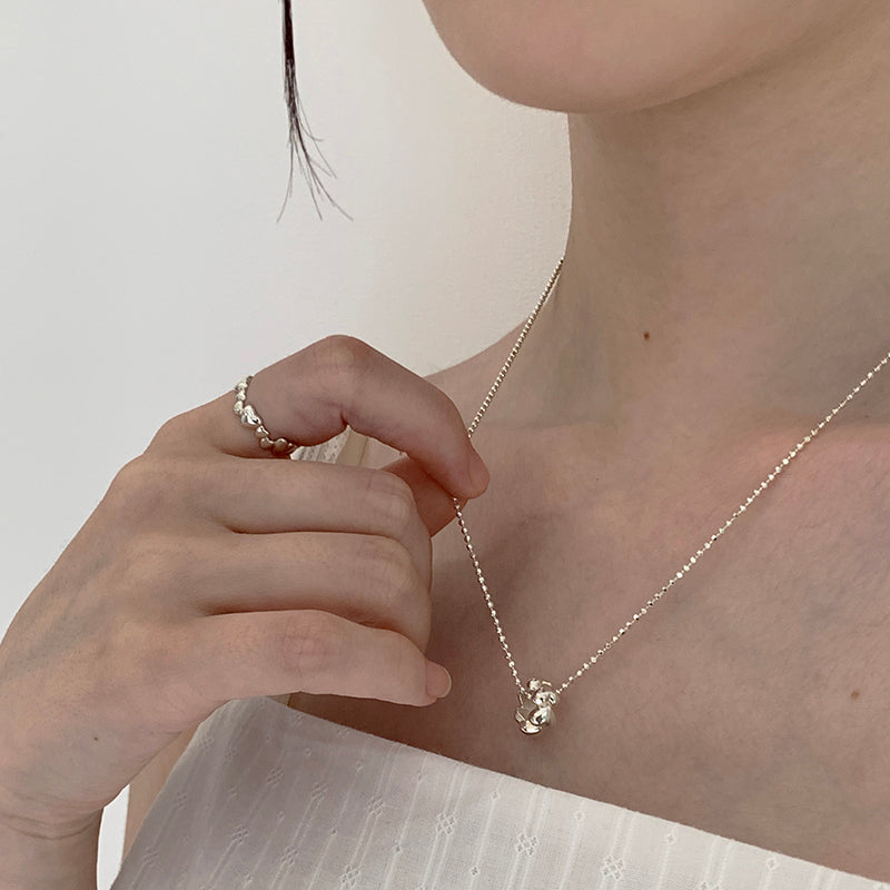 circle heart pendant