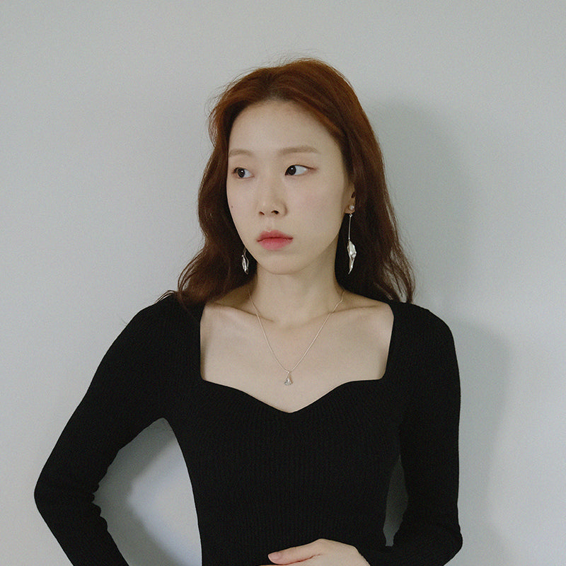 Morning glory necklace