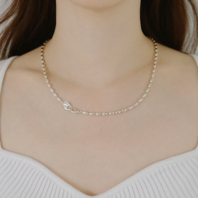 Leaf Eggball necklace