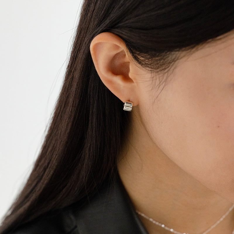 marshmallow earring