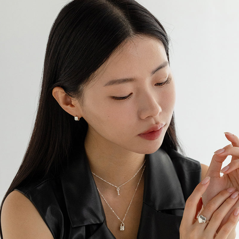 marshmallow earring