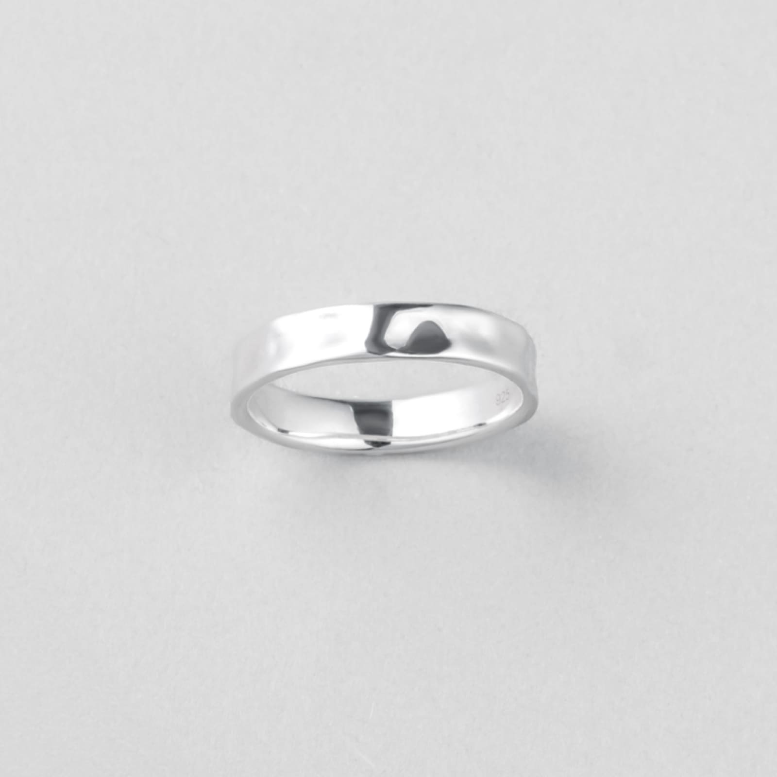 シルバー メルティング フラット リング / Silver Melting Flat Ring