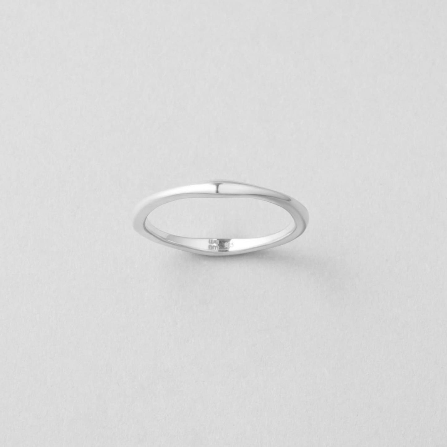 シルバー シンプル ウェーブ リング / Silver Simple Wave Ring