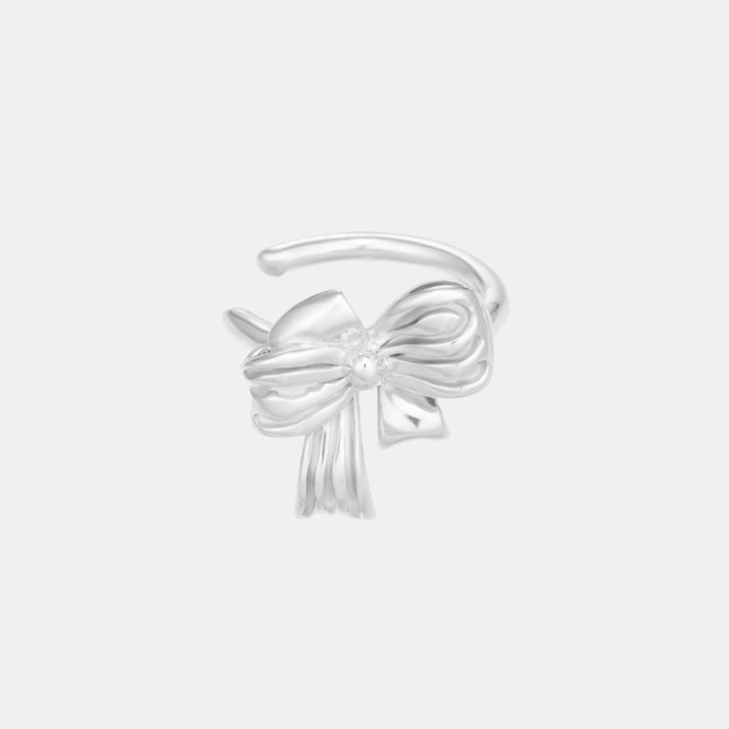 SCOUT グランジ リボン シルバー イヤカーフ / SCOUT GRUNGE RIBBON SILVER EAR CUFF