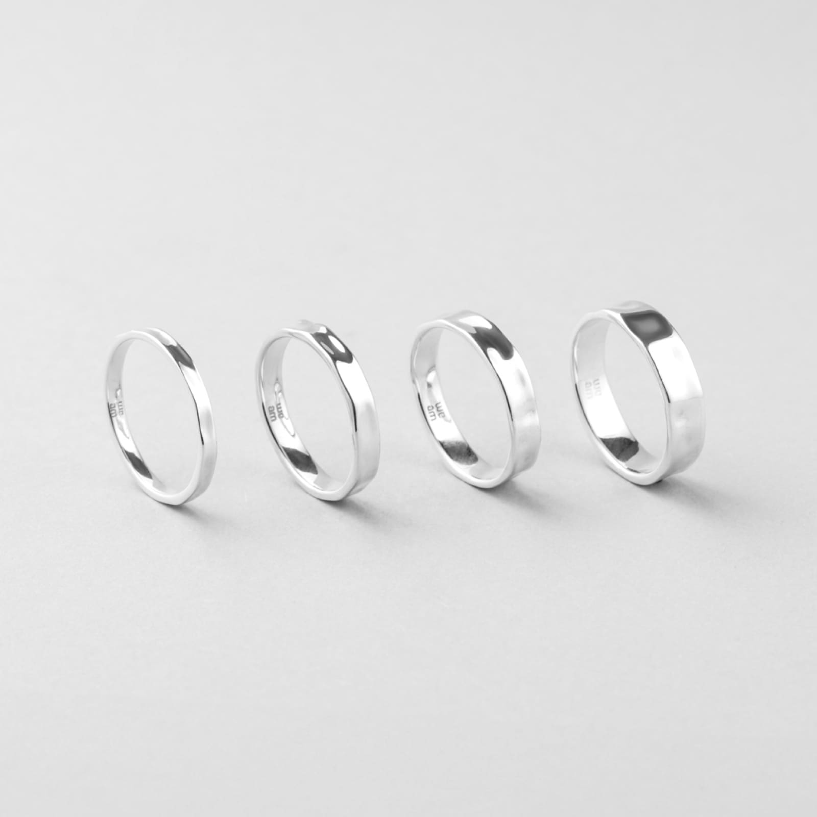 シルバー メルティング フラット リング / Silver Melting Flat Ring