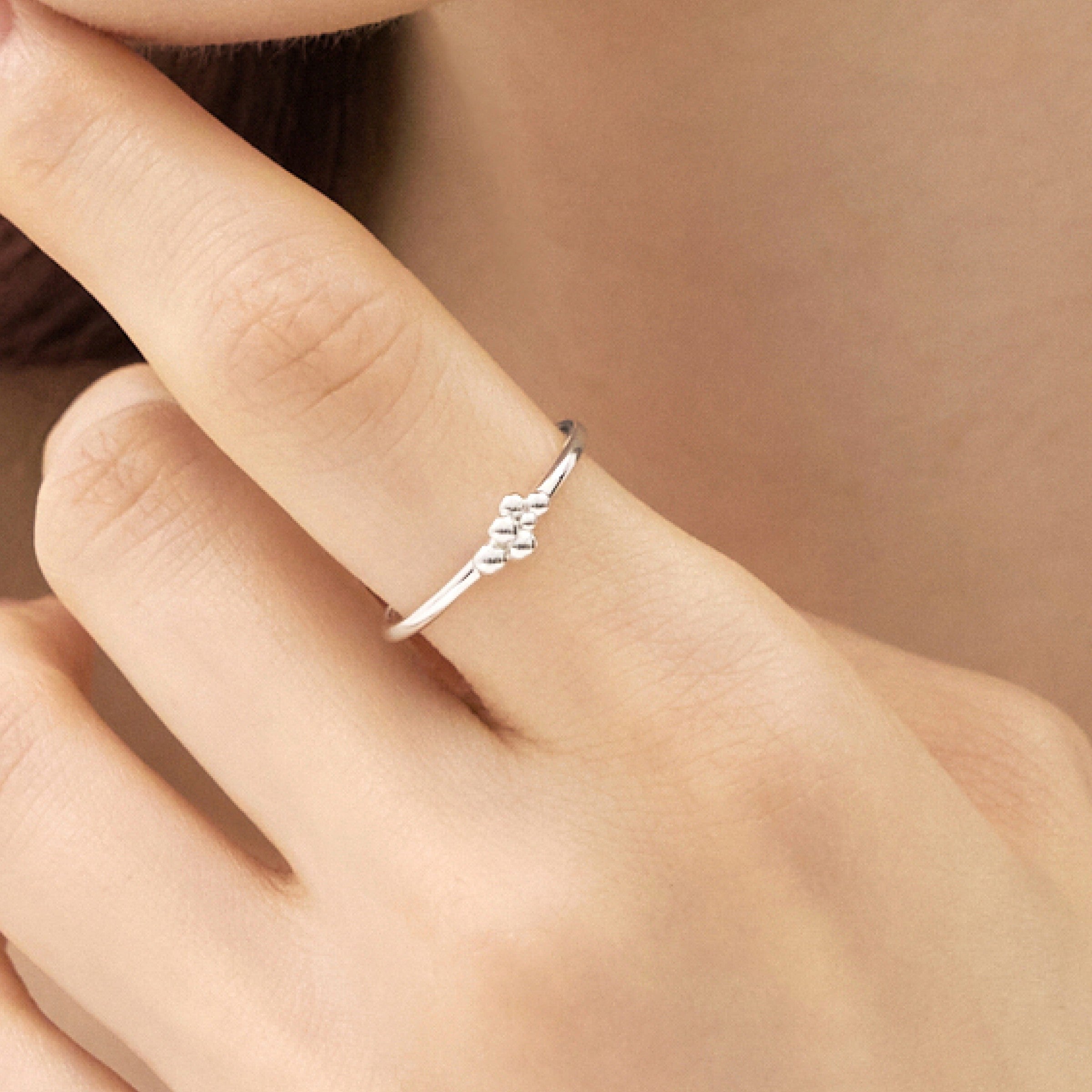 シルバーバブルウィアモンズリング / Silver Bubble Ring