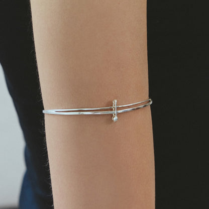 SCOUT セーフ バンド シルバー アーム バングル / SCOUT SAFE BAND SILVER ARM BANGLE