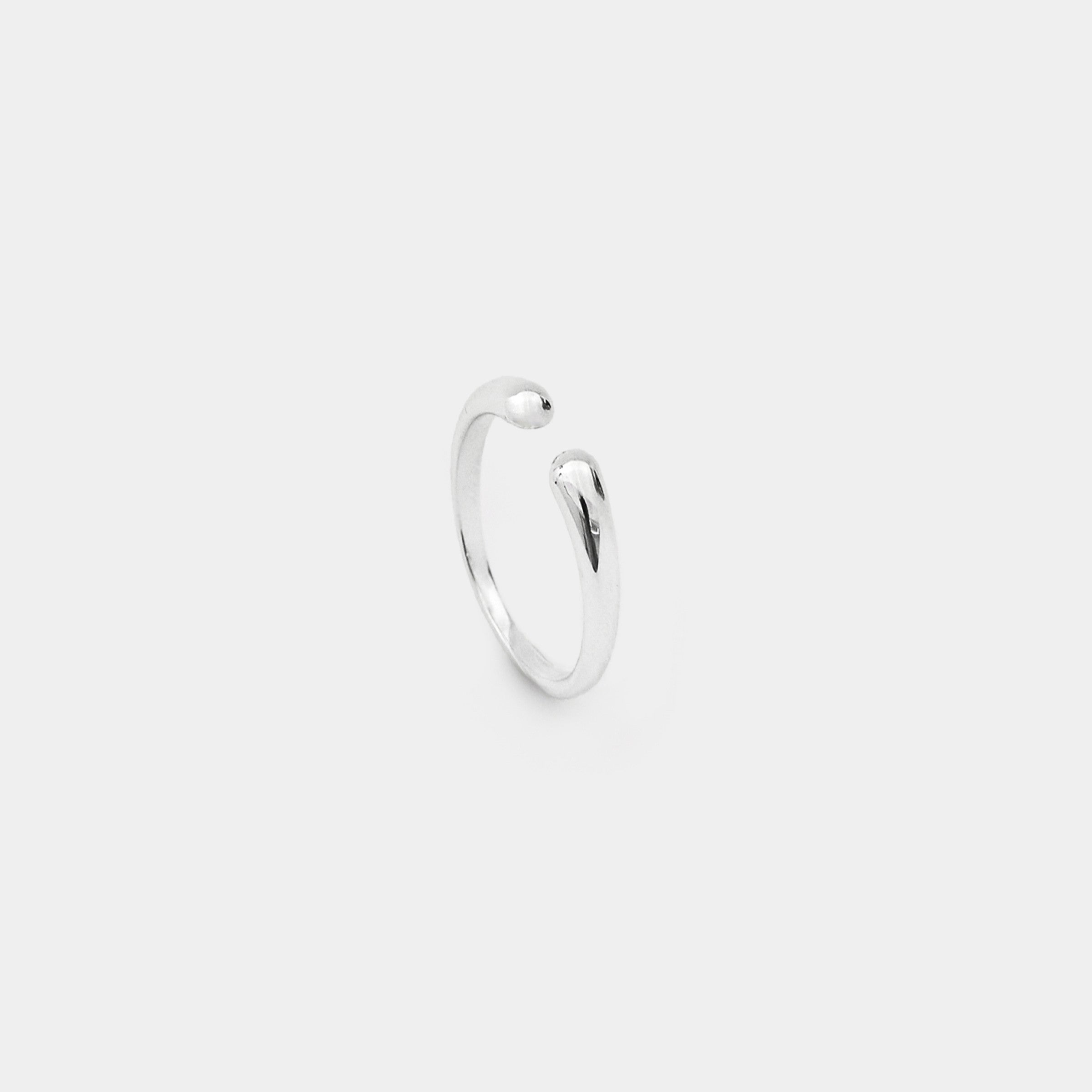 シルバーオープンボリュームウィアモンズリング / Silver Open Volume Ring