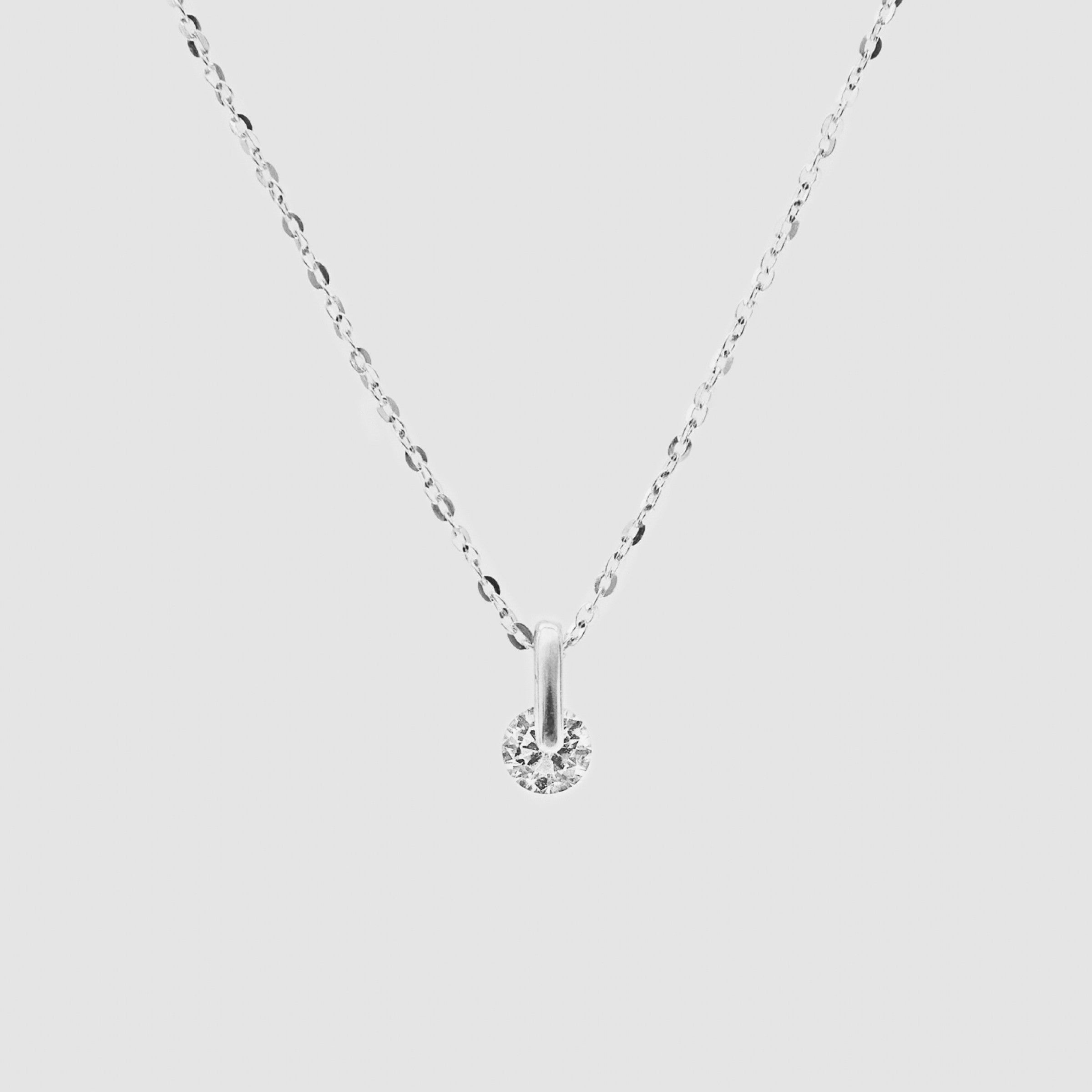 シルバーラインテンションウィアモンズネックレス / Silver Line tension Necklace