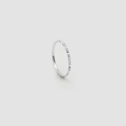 シルバーテクスチャウィアモンズリング / Silver Texture Ring