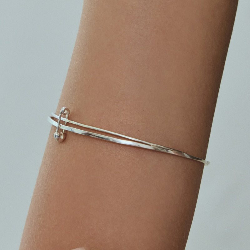 SCOUT セーフ バンド シルバー アーム バングル / SCOUT SAFE BAND SILVER ARM BANGLE