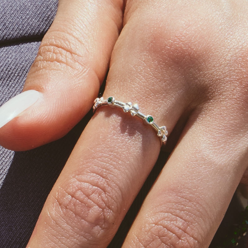 SCOUT クローバー スモール シルバー リング / SCOUT CLOVER SMALL SILVER RING