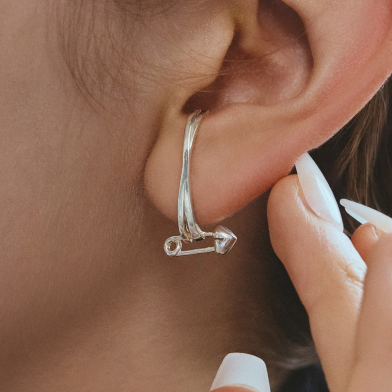 SCOUT セーフ バンド シルバー ピアス [シングル] / SCOUT SAFE BAND SILVER SINGLE EARRING