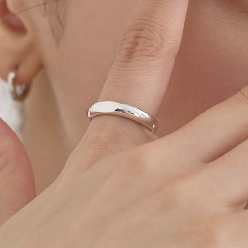 シルバー ベーシック フラット カッティング リング / Silver Basic Flat Cutting Ring