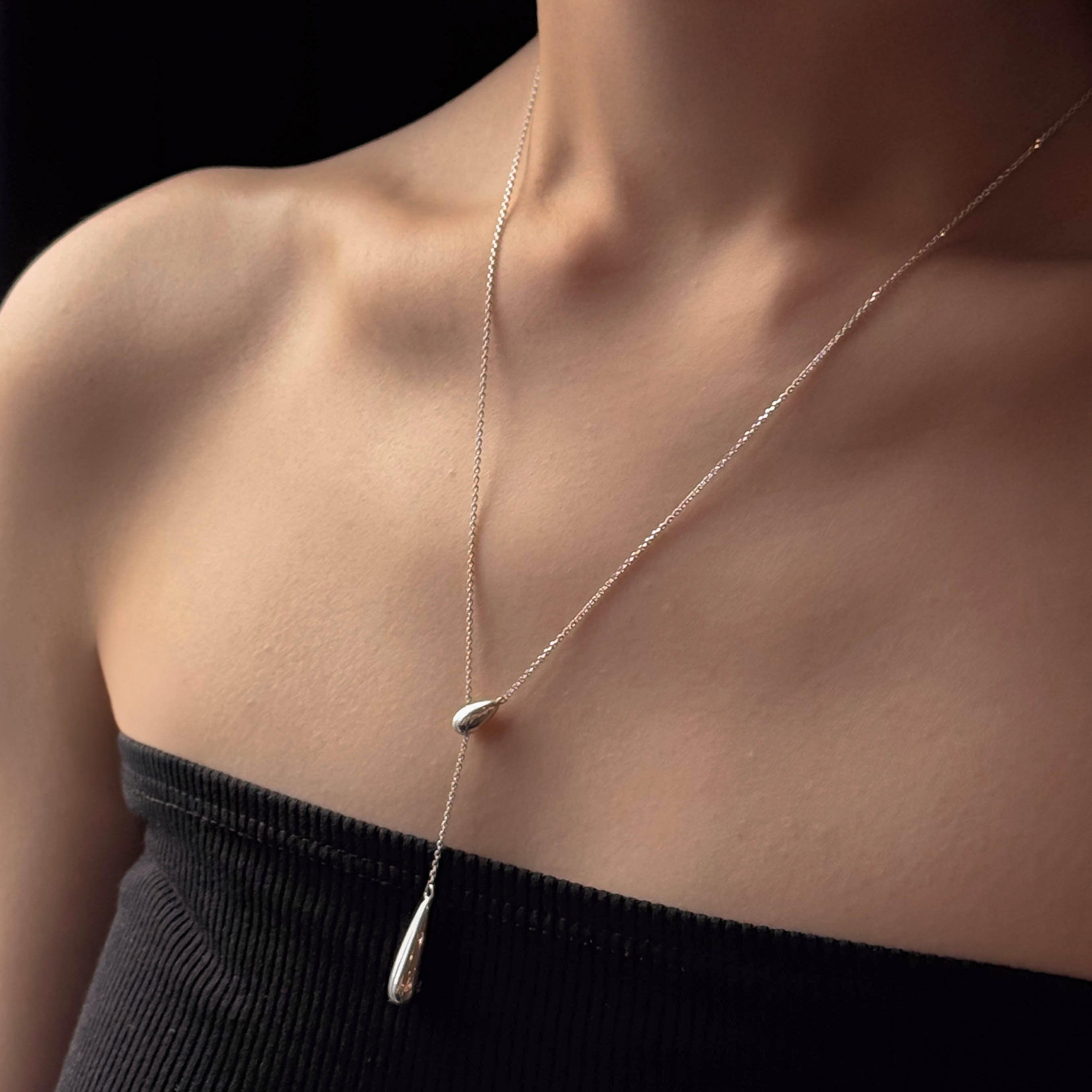 2 Water Drop Necklace