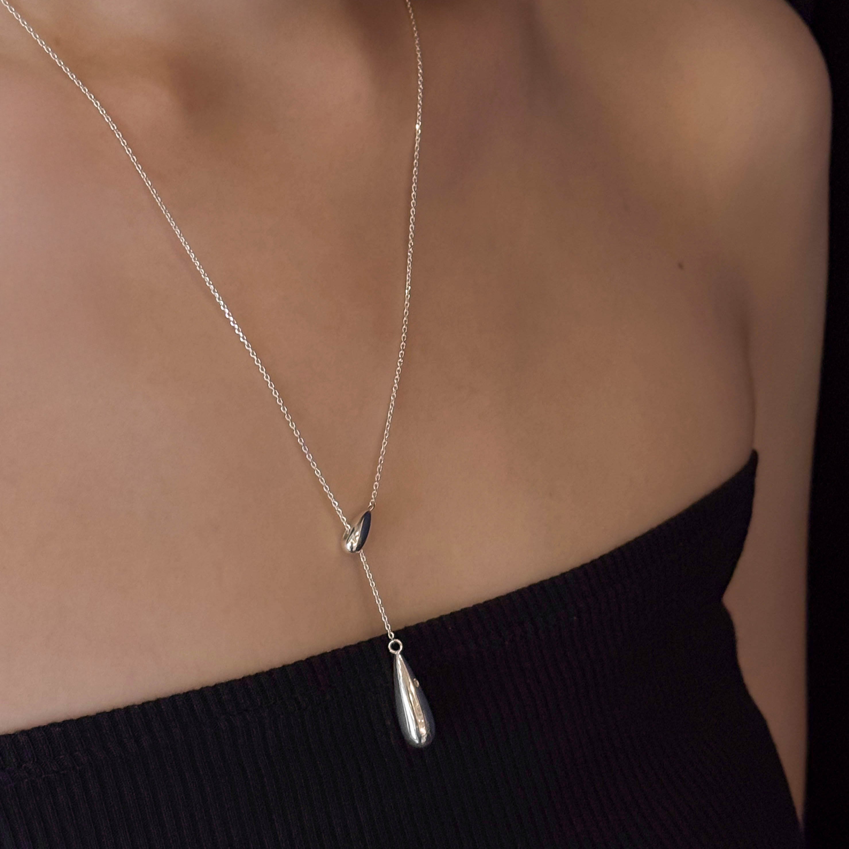 2 Water Drop Necklace