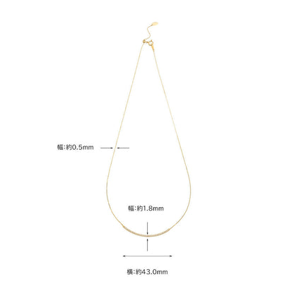 K18 0.28ct ダイヤモンド ネックレス / 18K 0.28ct Diamond Necklace