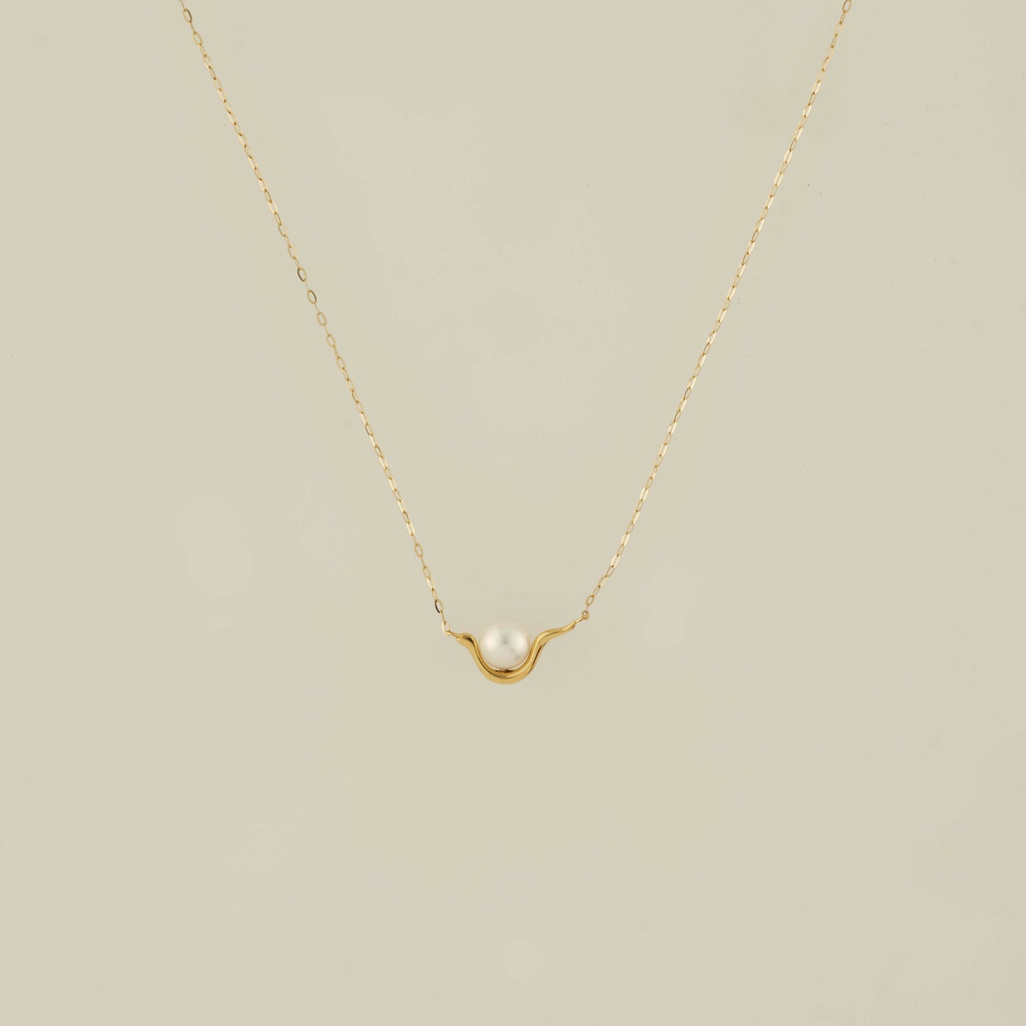 K18 ベイ パール ネックレス / 18K bay pearl necklace