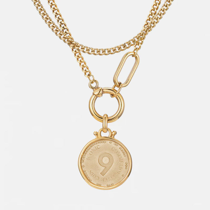 【~1/7 最大60%福袋クーポン】 RE-CO'DE ソブリン コイン ダブルネス ネックレス / RE-CO'DE SOVEREIGN COIN  DOUBLENESS NECKLACE