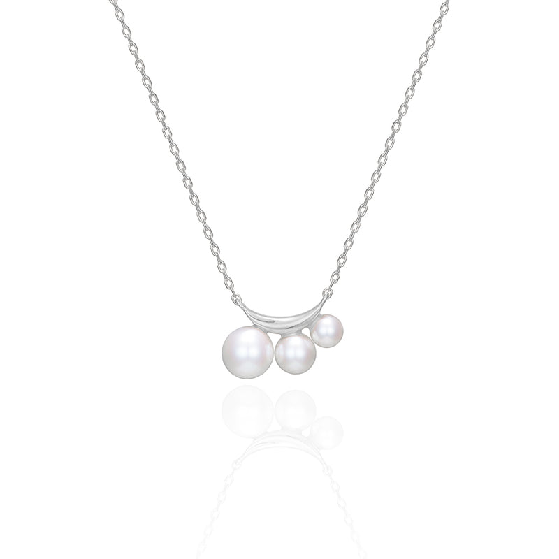 K14 クレッシェンド パール ネックレス / 14K Crescent Pearl Necklace