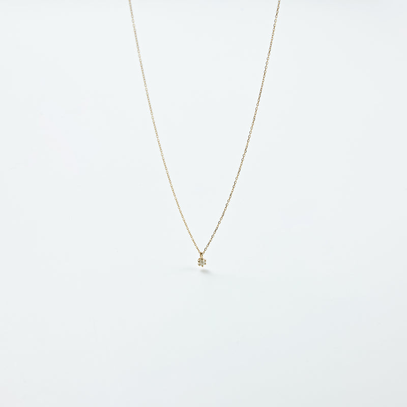 K14 スモール ラフ ダイヤ ネックレス / 14K Small Rough Dia Necklace