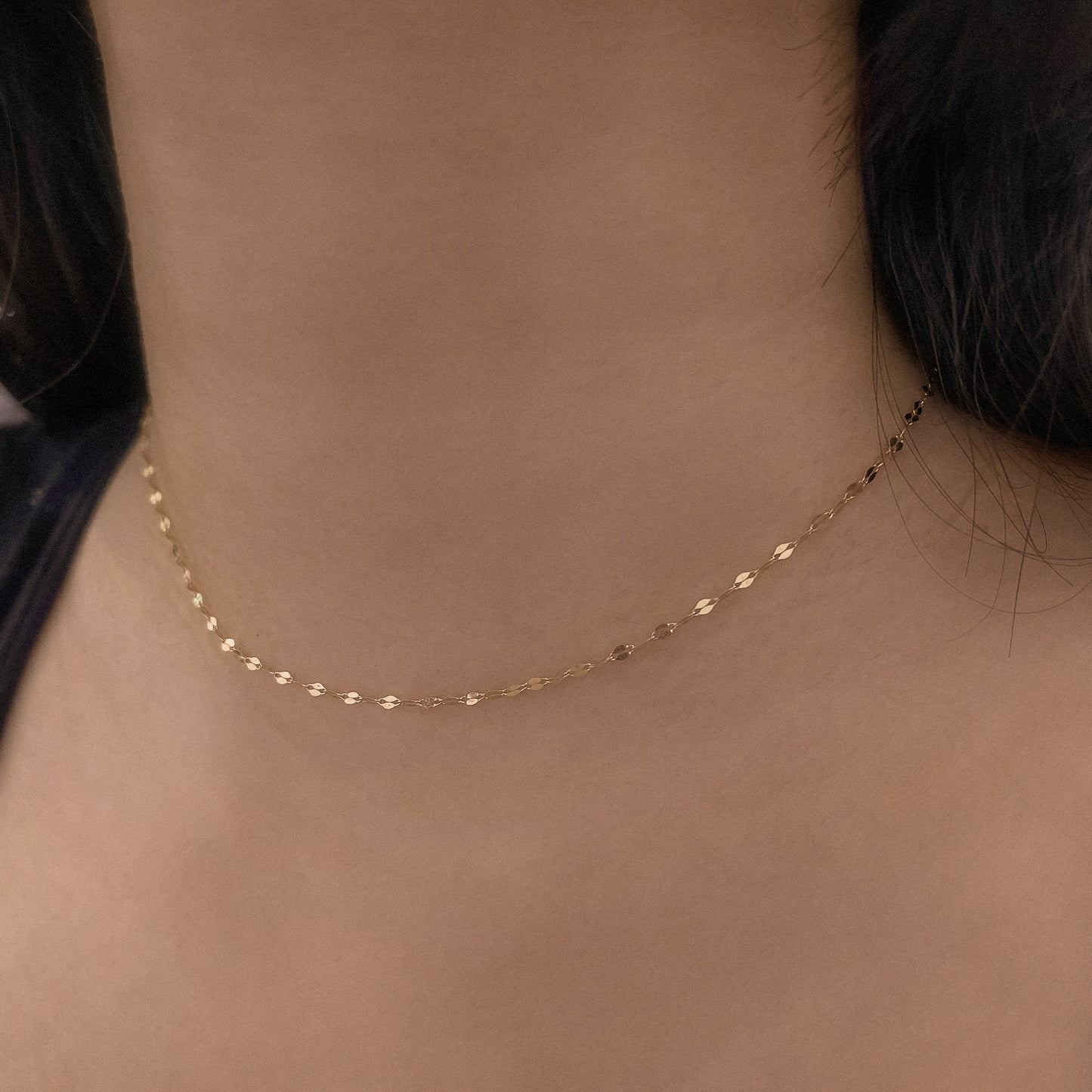 K14 ラージ ブリング チェーン ネックレス / 14K Large Bling Chain Necklace