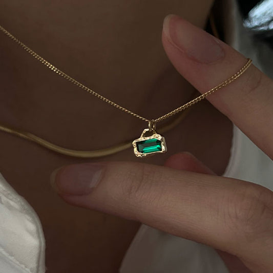 K14 ナチュラル フレーム ネックレス / 14K Natural Frame Necklace