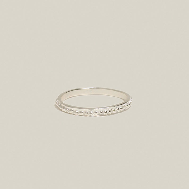 レイヤード ドット リング：シルバー / Layered dot Ring (Silver)