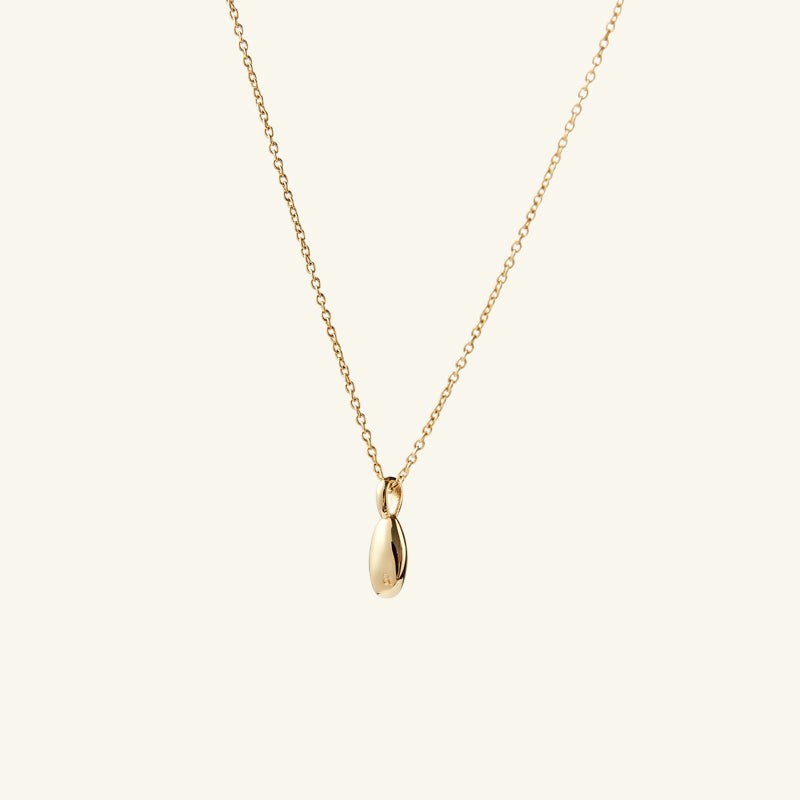 K14 ナチュラル ペア― ソリッド ネックレス / 14K Natural Pear Solid Necklace