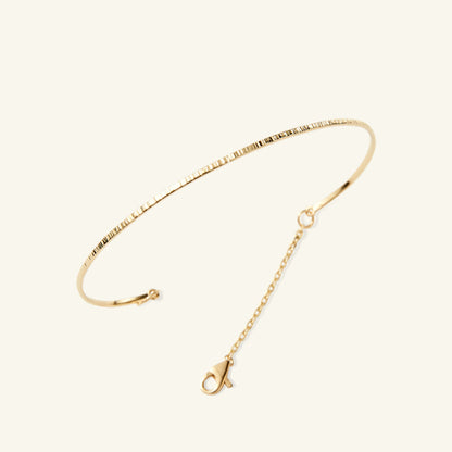 K14 ハーフ チェーン スリム ブレスレット / 14K Half Chain Slim Bracelet