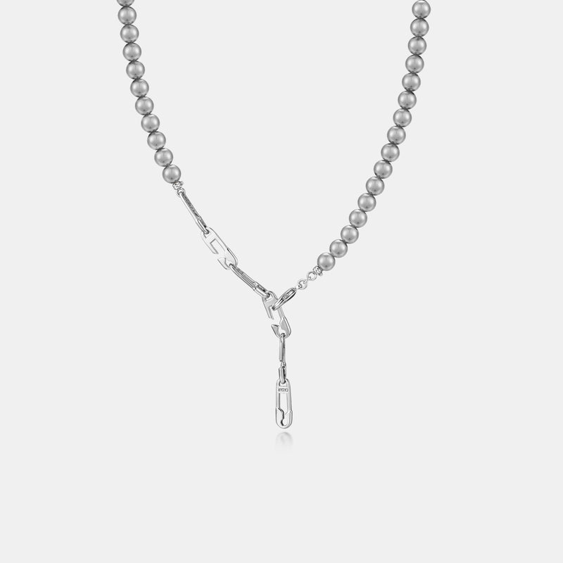 he:art セーフタイピン 2WAY パール ネックレス / he:art Safetypin Two Way Pearl Necklace