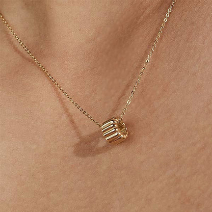 K14 テール ボリューム ネックレス：スモール / 14K Tailing Volume Necklace - Small