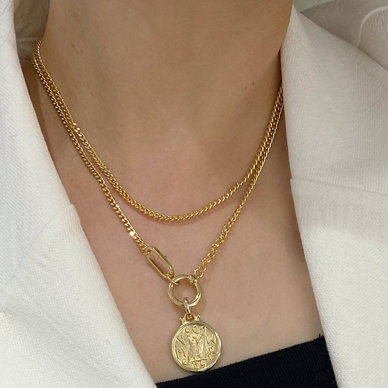 RE-CO'DE ソブリン コイン ダブルネス ネックレス / RE-CO'DE SOVEREIGN COIN DOUBLENESS NECKLACE