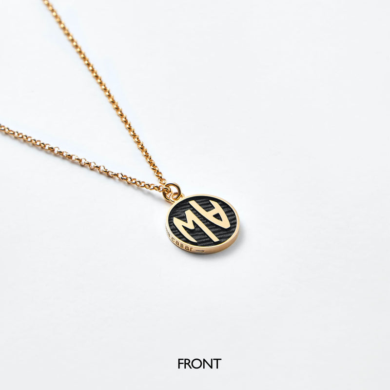 RE-CO'DE V2 ブラック ベルベット コイン ネックレス / RE-CO'DE V2 BLACK VELVET COIN NECKLACE