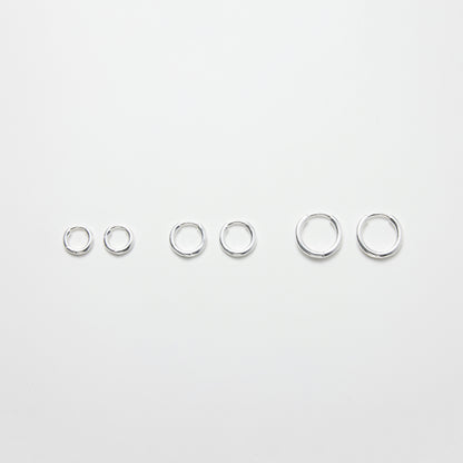 シルバー ベーシック ワンタッチ ピアス / Silver Basic One Touch Earrings