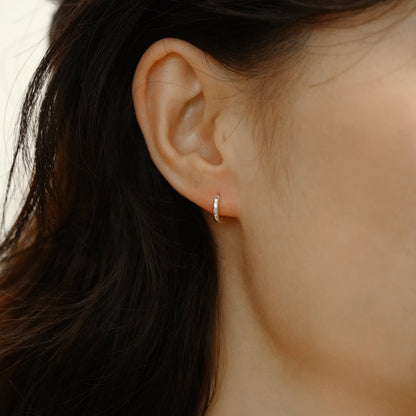 シルバー ベーシック ワンタッチ ピアス / Silver Basic One Touch Earrings