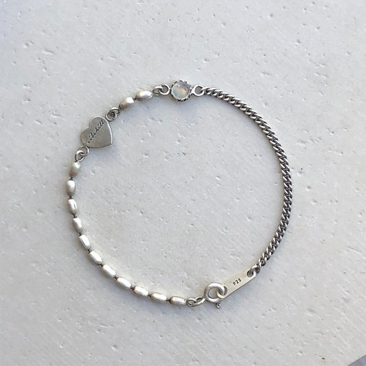 スリム ボールチェーン ブレスレット：シルバー / Slim Ballchain Bracelet Silver