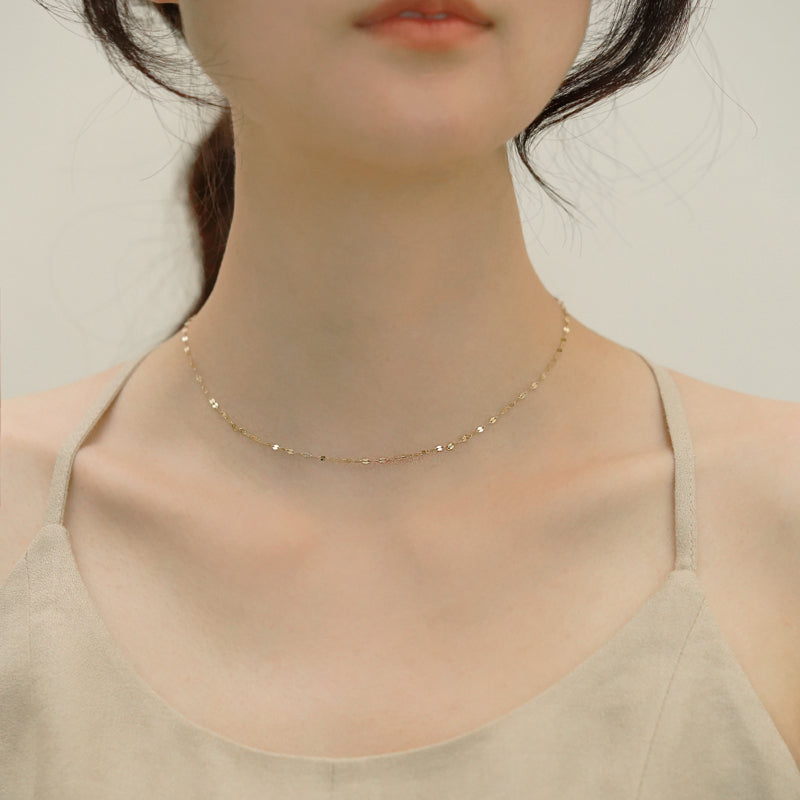 K14 ラージ ブリング チェーン ネックレス / 14K Large Bling Chain Necklace