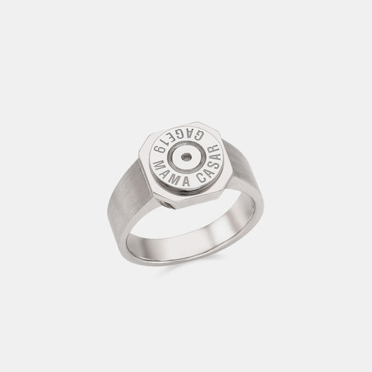 GRIP ブリット ポイント ラージ シルバー リング / GRIP BULLET POINT LARGE SILVER RING