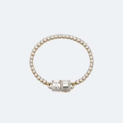 Brilliant Point Lock Bracelet: Combi / BRILLIANT POINT LOCK BRACELET - COMBI