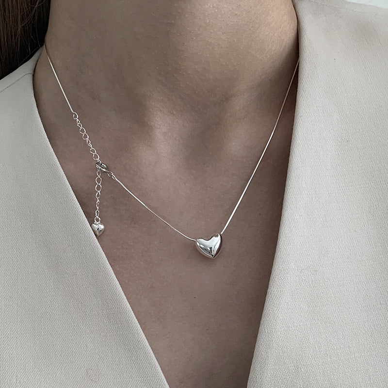 キュート ハート ネックレス / Cute Heart Necklace