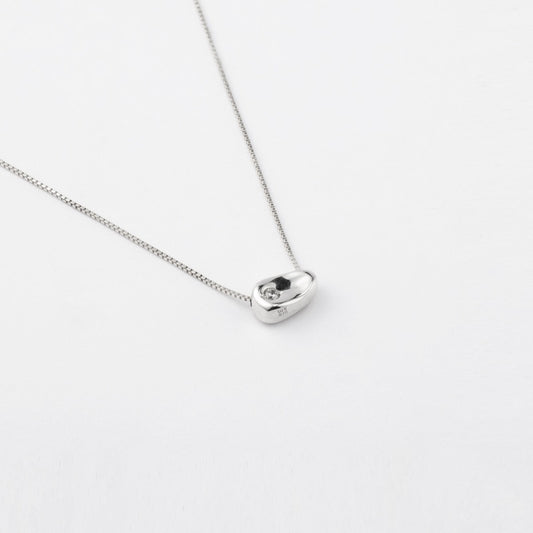 シルバー ビーン ネックレス / Silver Bean Necklace